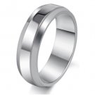 Mens Simple Classic Bridal Wedding Engagement Band Stainless Steel Ring