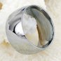 Mens 11mm Stainless Steel Ring Shiny Finish - Biker Gothic Style