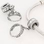 925 Sterling Silver My Princess Tiara Pendant Charm - fits European Beads Bracelets