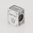 925 Sterling Silver Fairy Tales Book Charm - fits European Beads Bracelets