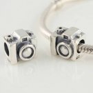 925 Sterling Silver Camera Charm - fits European Beads Bracelets