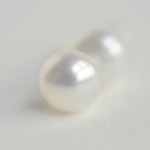 Just Pearl Earrings Stud with Sterling Silver Post