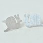 Basic Snail Earrings Stud in Matte Sterling Silver