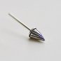 Little Spike/Cone Earrings Stud in Sterling Silver