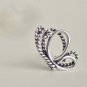 Tiny Butterfly Wings Earrings Stud in Sterling Silver