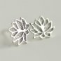 Cute Tiny Lotus Flower Earrings Stud in Sterling Silver