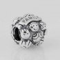 925 Sterling Silver Family Love Charm - fits European Beads Bracelets