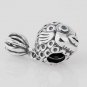 925 Sterling Silver Angel Fish Charm - fits European Beads Bracelets