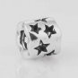 925 Sterling Silver Open Stars Charm - fits European Beads Bracelets