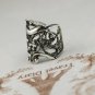 925 Antique Sterling Silver Rope Lace String Design Cartilage Ear Cuff Wrap Earring