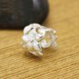 925 Sterling Silver Flower Cartilage Ear Cuff Wrap Clip On Earrings