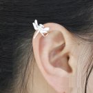 925 Sterling Silver Dragonfly Cartilage Ear Cuff Wrap Clip On Earring
