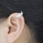 925 Sterling Silver Dragonfly Cartilage Ear Cuff Wrap Clip On Earring