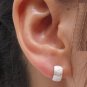 925 Sterling Silver Sand Finish Cartilage Ear Cuff Wrap Clip On