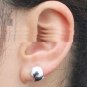 925 Sterling Silver Hollow Heart Shaped Cartilage Ear Cuff Wrap Clip On Earring