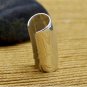 925 Sterling Silver Plain Design Punk Goth Ear Cuff Wrap Clip On Earring
