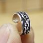 925 Sterling Silver Wave Tribal Design Cartilage Ear Cuff Wrap Clip On Earring