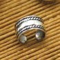 925 Sterling Silver Bali Style Design Cartilage Ear Cuff Wrap Clip On Earring