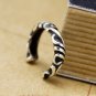 925 Sterling Silver Bali Funky Art Design Cartilage Ear Cuff Wrap ClipOn Earring