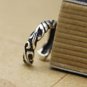 925 Sterling Silver Bali Funky Art Design Cartilage Ear Cuff Wrap ClipOn Earring