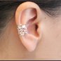 925 Sterling Silver Rope Lace String Design Cartilage Ear Cuff Wrap Earring
