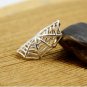 925 Sterling Silver Spider Web Cartilage Ear Cuff Clip On Earring