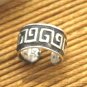 925 Sterling Silver Ancient Tribal Design Cartilage Ear Cuff Wrap Clip On Earring