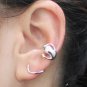 925 Sterling Silver Lizard Gecko Earring Wrap Clip On Ear Cuff