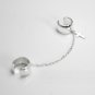 925 Sterling Silver Chain Cross Earring Wrap Clip On Ear Cuff