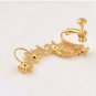 New Trendy Flower Blossom Clip On Earring No Piercing
