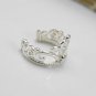 925 Sterling Silver Royal Crown Cartilage Ear Cuff Wrap Clip On Earring