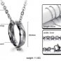 Lord Of The Rings Hobbit - The One Ring Stainless Steel Pendant Necklace