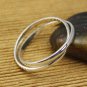 925 Sterling Silver Double Interlocking Ring Stacking Band