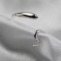 Ssss..... Sterling Silver Baby Coiled Snake Ring - Wrap Around Band