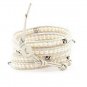 Mother of Pearls/Silver Skull - Chan Luu Inspired 5 Wrap White Leather Bohemain Boho Bracelet
