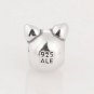925 Sterling Silver Pig Charm - fits fits All European DIY Charm Bead Bracelets