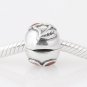 925 Sterling Silver Love Red Cherries Clip - fits All European DIY Charm Bead Bracelets