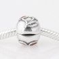 925 Sterling Silver Love Red Cherries Clip - fits All European DIY Charm Bead Bracelets