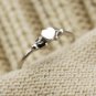 925 Sterling Silver Little Heart Ring, Stacking Ring
