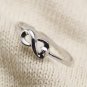 925 Sterling Silver Infinity Symbol Ring, Stacking Band