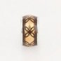 Sterling Silver Champagne Floral Spacer Charm - fits European Beads Bracelets