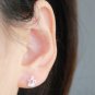 Mini Princess Crown Earrings Stud in Sterling Silver