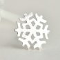 Basic Mini Snowflake Earrings Stud in Sterling Silver