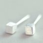 Back to Basic - Simple Square Cube Earrings Stud in Sterling Silver