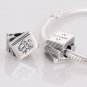 925 Sterling Silver Study Book Charm - fits European Beads Bracelets