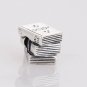 925 Sterling Silver Study Book Charm - fits European Beads Bracelets