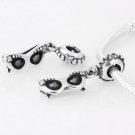 925 Sterling Silver Sunglasses Pendant Charm - fits European Beads Bracelets