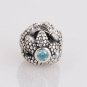 925 Sterling Silver Sparkling Starfish Charm - fits European Beads Bracelets