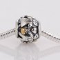 925 Sterling Silver Family Forever Charm -fits European Beads Bracelets