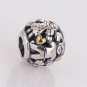 925 Sterling Silver Family Forever Charm -fits European Beads Bracelets